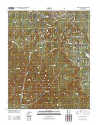 Show Low South Arizona Historical topographic map, 1:24000 scale, 7.5 X 7.5 Minute, Year 2011