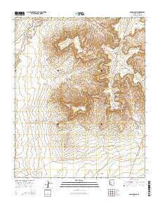 Shungopavi Arizona Current topographic map, 1:24000 scale, 7.5 X 7.5 Minute, Year 2014