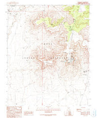 Shungopavi Arizona Historical topographic map, 1:24000 scale, 7.5 X 7.5 Minute, Year 1991