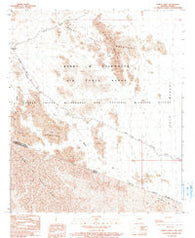 Sierra Arida Arizona Historical topographic map, 1:24000 scale, 7.5 X 7.5 Minute, Year 1990