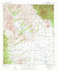 Sierra Bonita Ranch Arizona Historical topographic map, 1:62500 scale, 15 X 15 Minute, Year 1940