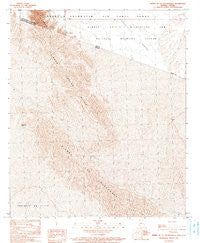 Sierra De La Lechuguilla Arizona Historical topographic map, 1:24000 scale, 7.5 X 7.5 Minute, Year 1990