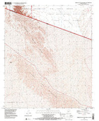 Sierra De La Lechuguilla Arizona Historical topographic map, 1:24000 scale, 7.5 X 7.5 Minute, Year 1996
