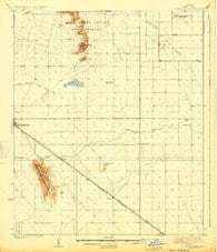 Signal Peak Arizona Historical topographic map, 1:62500 scale, 15 X 15 Minute, Year 1924