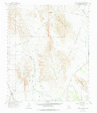 Sikort Chuapo Mts Arizona Historical topographic map, 1:62500 scale, 15 X 15 Minute, Year 1963