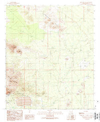 Silver Bell East Arizona Historical topographic map, 1:24000 scale, 7.5 X 7.5 Minute, Year 1989