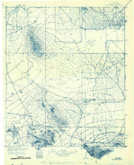Silver Bell Arizona Historical topographic map, 1:125000 scale, 30 X 30 Minute, Year 1934
