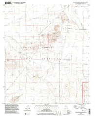 Silver Reef Mountains Arizona Historical topographic map, 1:24000 scale, 7.5 X 7.5 Minute, Year 1996