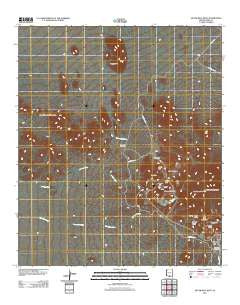 Silver Bell West Arizona Historical topographic map, 1:24000 scale, 7.5 X 7.5 Minute, Year 2011