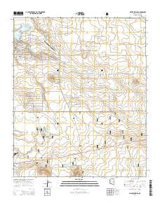 Silver Springs Arizona Current topographic map, 1:24000 scale, 7.5 X 7.5 Minute, Year 2014