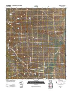 Simmons Arizona Historical topographic map, 1:24000 scale, 7.5 X 7.5 Minute, Year 2012