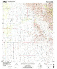 Simmons Peak Arizona Historical topographic map, 1:24000 scale, 7.5 X 7.5 Minute, Year 1996