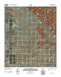 Simmons Peak Arizona Historical topographic map, 1:24000 scale, 7.5 X 7.5 Minute, Year 2011