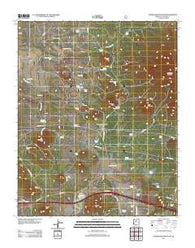 Sitgreaves Mountain Arizona Historical topographic map, 1:24000 scale, 7.5 X 7.5 Minute, Year 2012