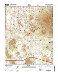 Sitgreaves Mountain Arizona Current topographic map, 1:24000 scale, 7.5 X 7.5 Minute, Year 2014