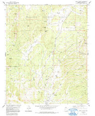 Skull Valley Arizona Historical topographic map, 1:24000 scale, 7.5 X 7.5 Minute, Year 1979