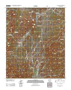 Skull Valley Arizona Historical topographic map, 1:24000 scale, 7.5 X 7.5 Minute, Year 2012