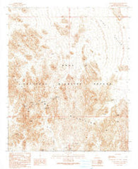 Slumgullion Pass Arizona Historical topographic map, 1:24000 scale, 7.5 X 7.5 Minute, Year 1990