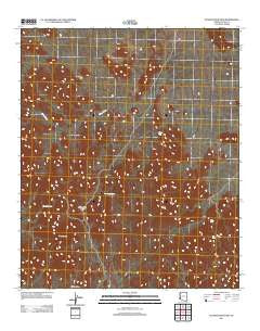 Slumgullion Pass Arizona Historical topographic map, 1:24000 scale, 7.5 X 7.5 Minute, Year 2011