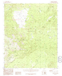 Smith Mesa Arizona Historical topographic map, 1:24000 scale, 7.5 X 7.5 Minute, Year 1986
