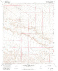 Smith Peak NE Arizona Historical topographic map, 1:24000 scale, 7.5 X 7.5 Minute, Year 1967