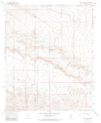Smith Peak NE Arizona Historical topographic map, 1:24000 scale, 7.5 X 7.5 Minute, Year 1967