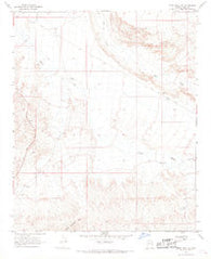 Smith Peak NW Arizona Historical topographic map, 1:24000 scale, 7.5 X 7.5 Minute, Year 1967