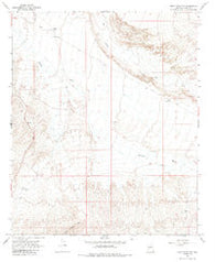 Smith Peak NW Arizona Historical topographic map, 1:24000 scale, 7.5 X 7.5 Minute, Year 1967