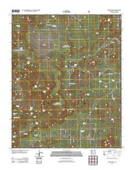 Smith Mesa Arizona Historical topographic map, 1:24000 scale, 7.5 X 7.5 Minute, Year 2012