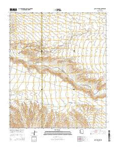 Smith Peak NE Arizona Current topographic map, 1:24000 scale, 7.5 X 7.5 Minute, Year 2014