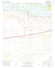 Smurr Arizona Historical topographic map, 1:24000 scale, 7.5 X 7.5 Minute, Year 1973