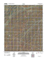 Snake Butte Arizona Historical topographic map, 1:24000 scale, 7.5 X 7.5 Minute, Year 2011