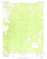 Snap Draw Arizona Historical topographic map, 1:24000 scale, 7.5 X 7.5 Minute, Year 1971