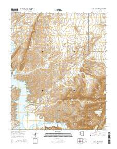 Snap Canyon West Arizona Current topographic map, 1:24000 scale, 7.5 X 7.5 Minute, Year 2014