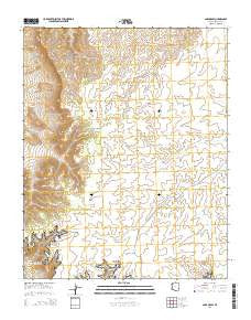 Snap Draw Arizona Current topographic map, 1:24000 scale, 7.5 X 7.5 Minute, Year 2014