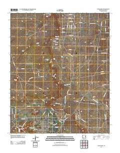 Snowflake Arizona Historical topographic map, 1:24000 scale, 7.5 X 7.5 Minute, Year 2011