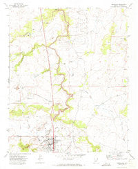 Snowflake Arizona Historical topographic map, 1:24000 scale, 7.5 X 7.5 Minute, Year 1970