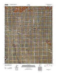 Socorro Mine Arizona Historical topographic map, 1:24000 scale, 7.5 X 7.5 Minute, Year 2011