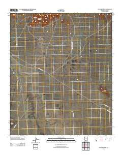 Socorro Mine Arizona Historical topographic map, 1:24000 scale, 7.5 X 7.5 Minute, Year 2011