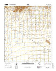 Socorro Mine Arizona Current topographic map, 1:24000 scale, 7.5 X 7.5 Minute, Year 2014