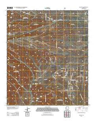 Sonoita Arizona Historical topographic map, 1:24000 scale, 7.5 X 7.5 Minute, Year 2012