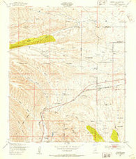 Sonoita Arizona Historical topographic map, 1:24000 scale, 7.5 X 7.5 Minute, Year 1948