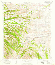 Sonoita Arizona Historical topographic map, 1:24000 scale, 7.5 X 7.5 Minute, Year 1958