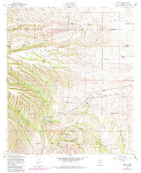 Sonoita Arizona Historical topographic map, 1:24000 scale, 7.5 X 7.5 Minute, Year 1958