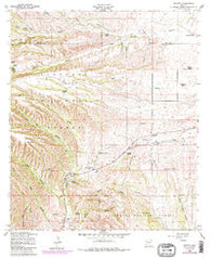 Sonoita Arizona Historical topographic map, 1:24000 scale, 7.5 X 7.5 Minute, Year 1958