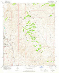 Sonora Arizona Historical topographic map, 1:24000 scale, 7.5 X 7.5 Minute, Year 1964