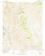 Sonora Arizona Historical topographic map, 1:24000 scale, 7.5 X 7.5 Minute, Year 1964