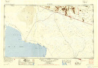 Sonoyta Arizona Historical topographic map, 1:250000 scale, 1 X 2 Degree, Year 1954