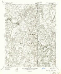 Sonsala Butte 1 NE Arizona Historical topographic map, 1:24000 scale, 7.5 X 7.5 Minute, Year 1955