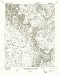 Sonsala Butte 1 NW Arizona Historical topographic map, 1:24000 scale, 7.5 X 7.5 Minute, Year 1955